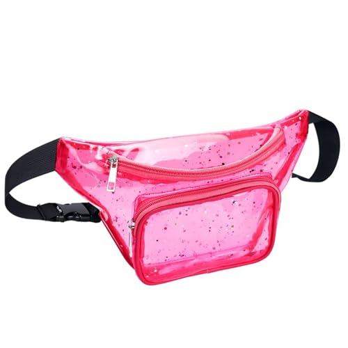 Geestock Bauchtasche Mädchen Holografische Bum Bag, Bauchtasche Wasserdicht Mode Hüfttaschen für Frauen Verstellbare Fanny Pack, zum Wandern Das Einkaufen Ferien Schwimmen Läuft Party Festival Rave von Geestock