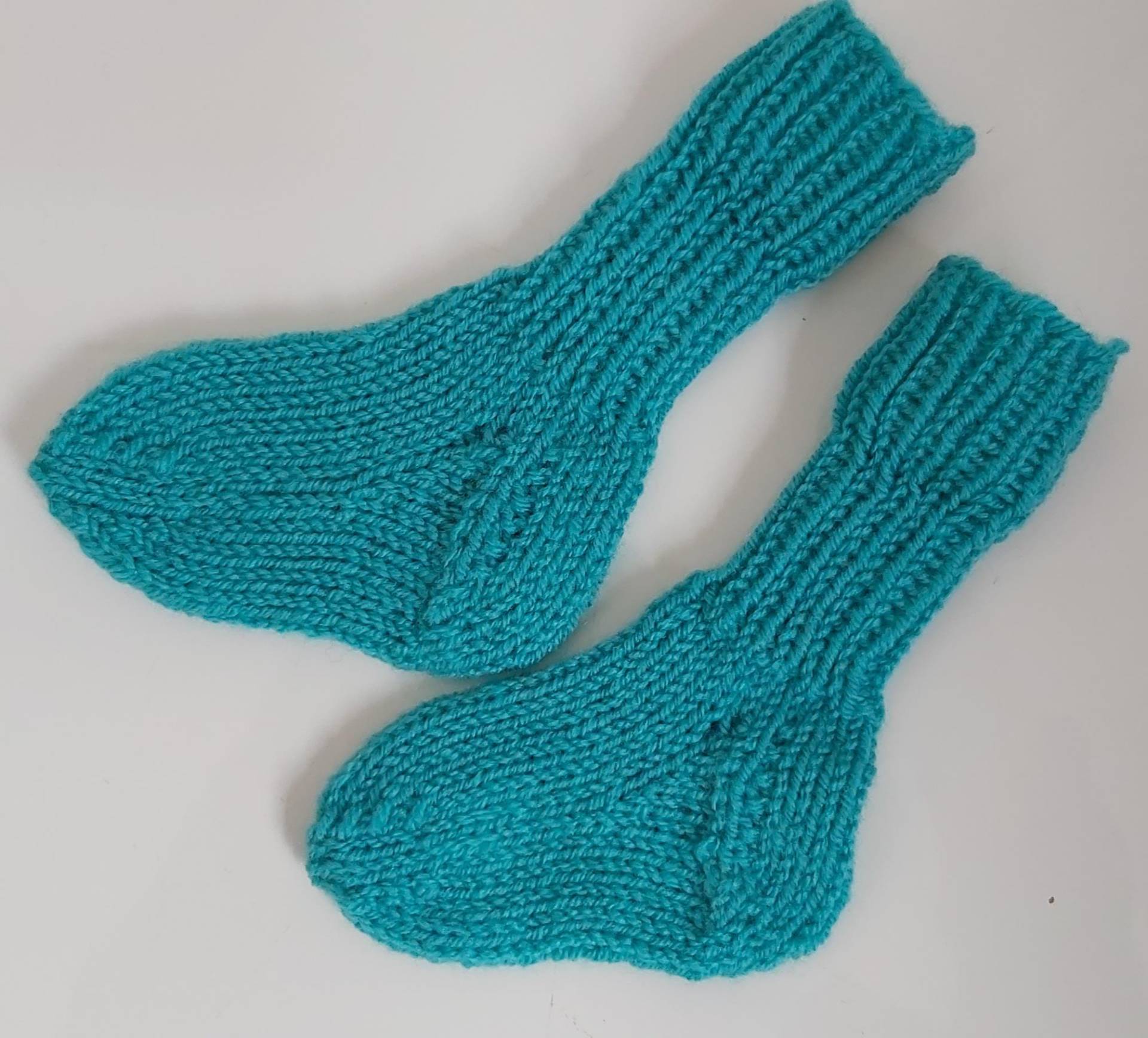 stricksocken Wollsocken Handgestrickt Für Kinder Größe 18/19 von GefjonsDesign