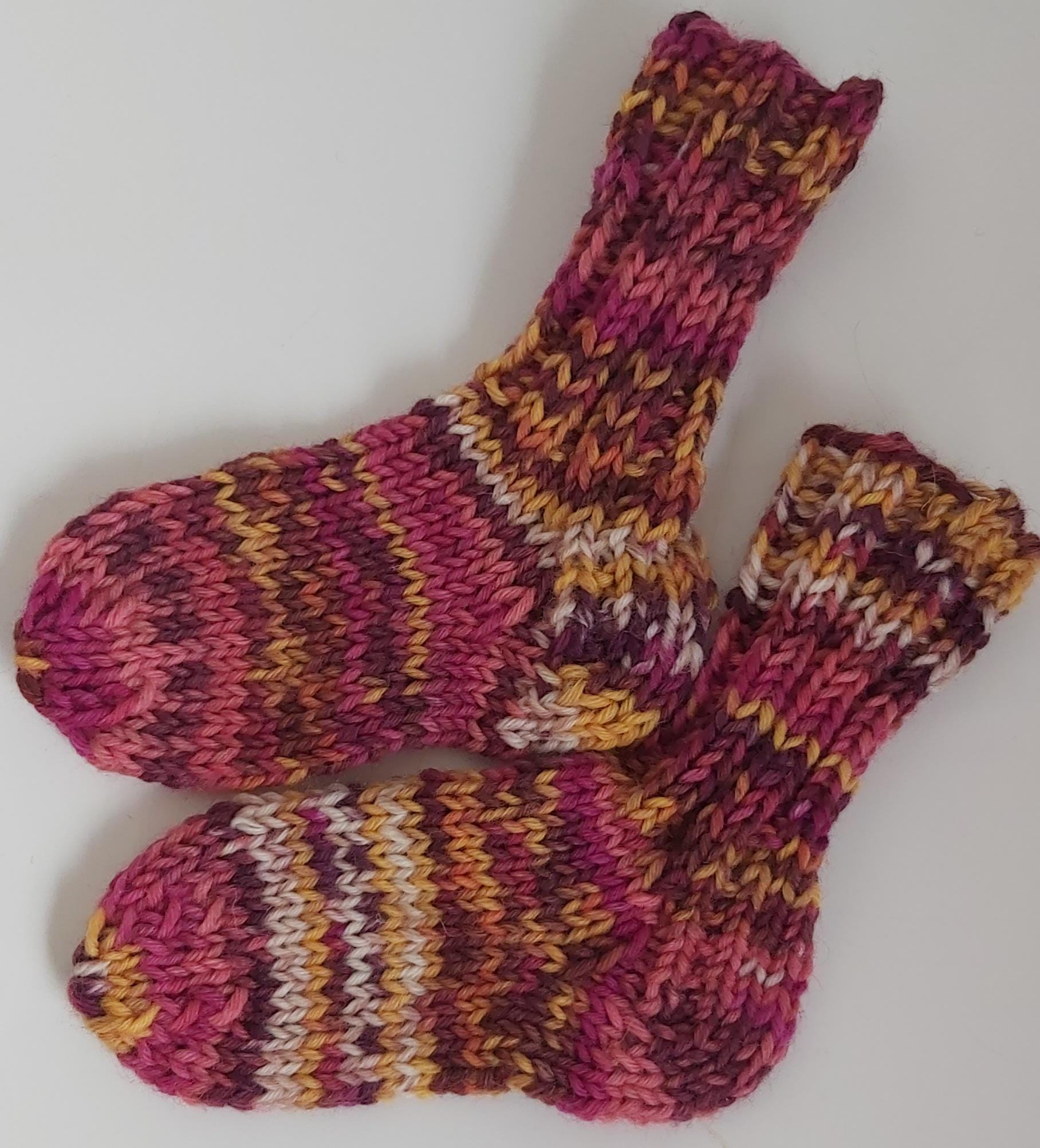stricksocken Wollsocken Handgestrickt Für Kinder Größe 20/21 Socken von GefjonsDesign
