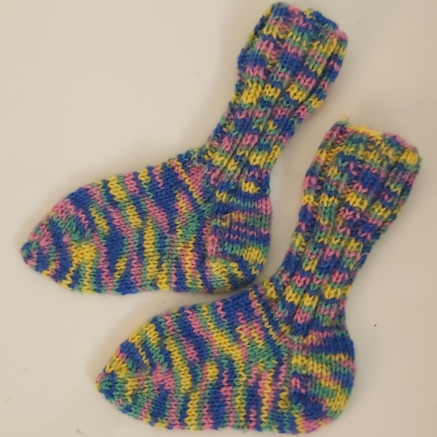 stricksocken Wollsocken Handgestrickt Für Kinder Größe 22/23 Socken von GefjonsDesign