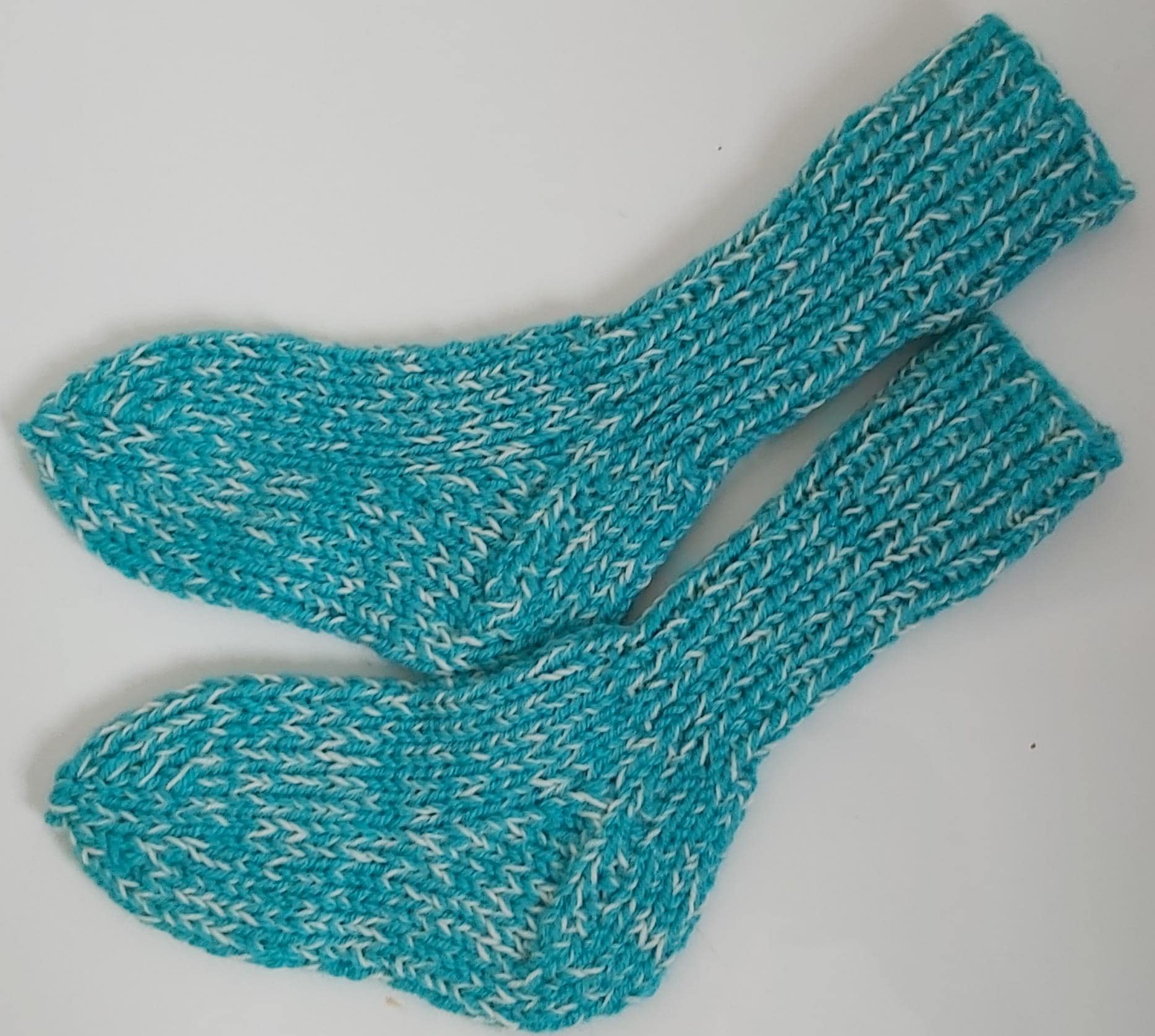 stricksocken Wollsocken Handgestrickt Für Kinder Größe 26/27 Socken von GefjonsDesign