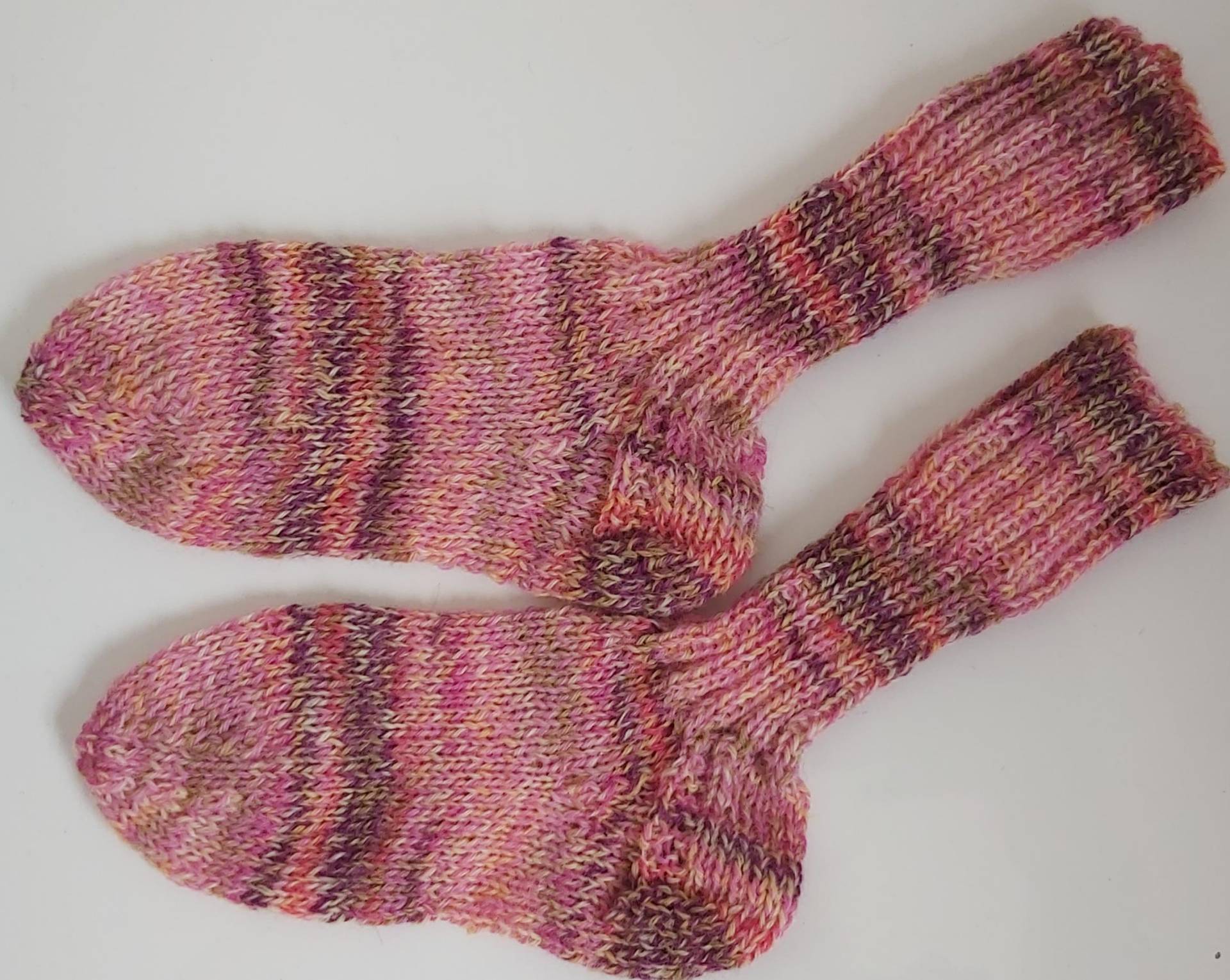 stricksocken Wollsocken Handgestrickt Für Kinder Größe 26/27 Socken von GefjonsDesign
