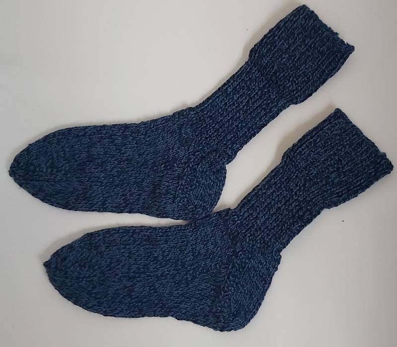 stricksocken Wollsocken Handgestrickt Für Kinder Größe 28/29 Socken von GefjonsDesign