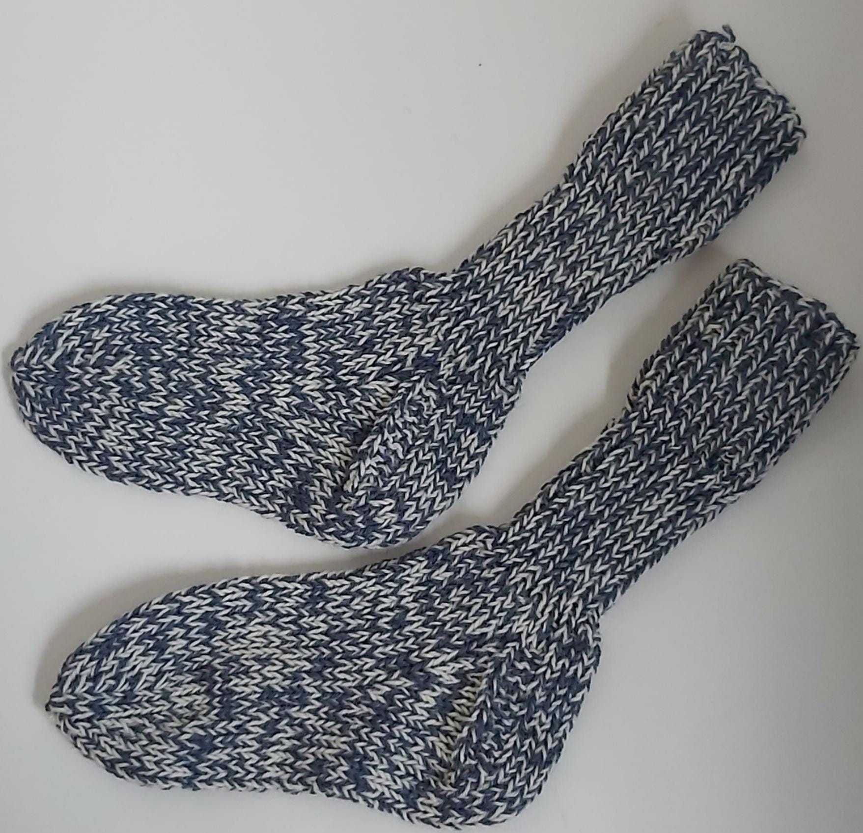 stricksocken Wollsocken Handgestrickt Für Kinder Größe 28/29 Socken von GefjonsDesign