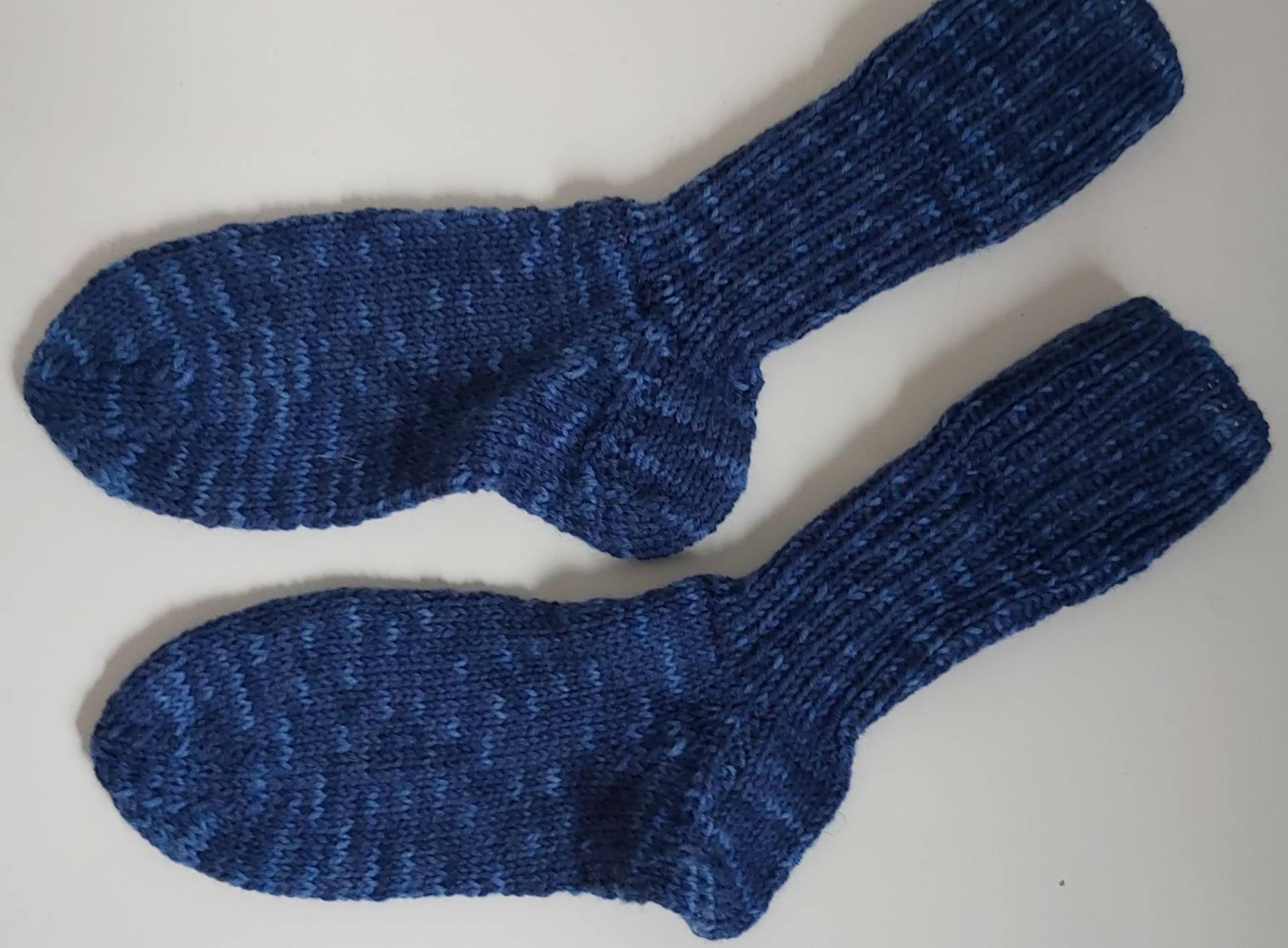 stricksocken Wollsocken Handgestrickt Für Kinder Größe 28/29 Socken von GefjonsDesign