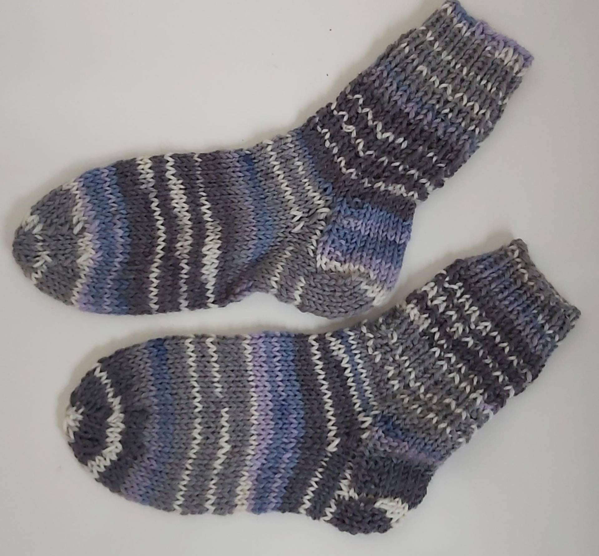 stricksocken Wollsocken Handgestrickt Für Kinder Größe 28/29 Socken von GefjonsDesign