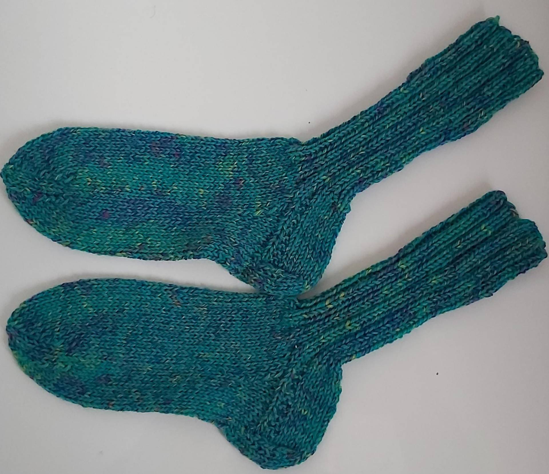 stricksocken Wollsocken Handgestrickt Socken Für Kinder Größe 34/35 von GefjonsDesign