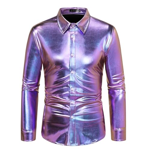 Gefomuofe Hemd Herren Paillettenhemd Langarm Bügelhemd Discohemd Disco Glitzerhemd Herren Langarmhemd Freizeitkleidung Regular Fit Businesshemd Freizeithemd Männer Universal Fit Gefomuofe Hemd Herren Paillettenhemd Langarm Bügelhemd Discohemd Disco Glitzerhemd Herren Langarmhemd Freizeitkleidung Regular Fit Businesshemd Freizeithemd Männer Universal Fit von Gefomuofe
