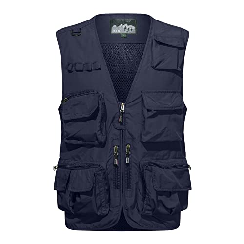 Gefomuofe Herren Sommer Outdoor Weste Anglerweste Jagd- und Angler Sommer-Multifunktionsweste Für Jagd Angeln Camping Ärmellos Jacke Wandern Weste Anglerweste mit Vielen Taschen Gefomuofe Herren Sommer Outdoor Weste Anglerweste Jagd- und Angler Sommer-Multifunktionsweste Für Jagd Angeln Camping Ärmellos Jacke Wandern Weste Anglerweste mit Vielen Taschen von Gefomuofe