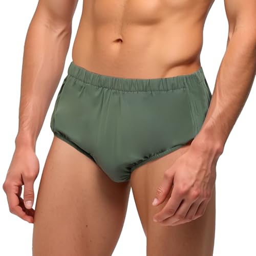 Gefomuofe Reha Hose Herren Seitlich Zu öffnen Abreißbare Pflegeunterwäsche Baumwolle Slip für Operationen Ergonomische Unterwäsche Inkontinenzpflege Kleidung von Gefomuofe