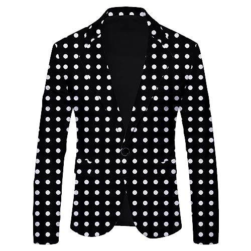 Gefomuofe Sakko Herren Sportlich Slim Fit Männer Leopard Blazer Modern Anzugjacke Leichte Freizeit Sportmäntel Sportlich Freizeit Anzugjacke Modern Blazer für Business Hochzeit Freizeit von Gefomuofe