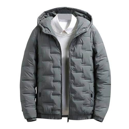 Gefomuofe Steppjacke Herren Leichte Sportliche Übergangsjacke Daunenjacke Warm Freizeit Winterjacke Regular Fit Casual Arbeitsjacke von Gefomuofe