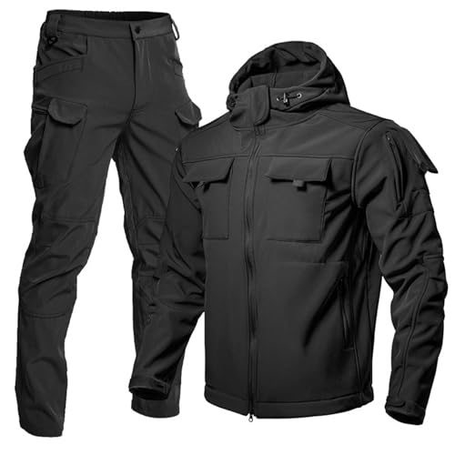 Gefomuofe Trainingsanzug Herren Thermo Winddicht Angleranzug Slim Fit Freizeitkleidung Taktiktraining Kleidung Winter Uniform Set Militär Anzug Outdoor Jagdbekleidung Gefomuofe Trainingsanzug Herren Thermo Winddicht Angleranzug Slim Fit Freizeitkleidung Taktiktraining Kleidung Winter Uniform Set Militär Anzug Outdoor Jagdbekleidung von Gefomuofe