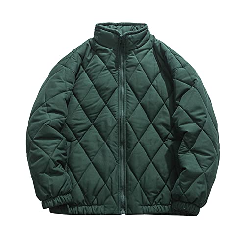 Gefomuofe Winterjacke Herren Steppjacke Winter Jacke warm gefüttert Parka Steppjacke üBergrößEn Übergangsjacke Winterjacke Unten Jacken Mit Kapuze Reißverschluss Metall Herren Lang Outdoor Jacken von Gefomuofe