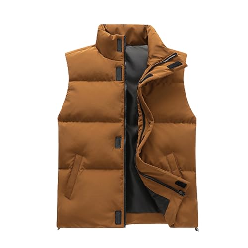 Steppweste Herren Winddichter Bodywarmer Winterweste Wattierte Weste Herren Winter Herrenwesten Plüsch Gefüttert Bequem Unisex Weste Outdoor-Funktionsweste Ärmellos Steppweste Herren Winddichter Bodywarmer Winterweste Wattierte Weste Herren Winter Herrenwesten Plüsch Gefüttert Bequem Unisex Weste Outdoor-Funktionsweste Ärmellos von Gefomuofe