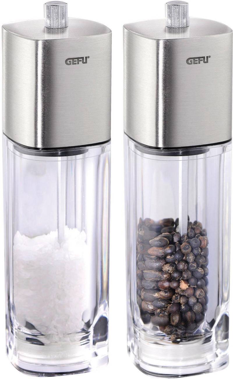 GEFU Salz-/Pfeffermühle "Dueto" mit Keramikmahlwerk von Gefu