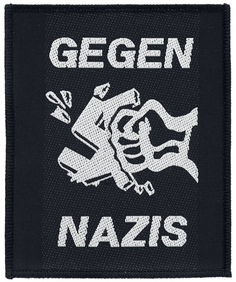 Gegen Nazis Patch - schwarz/weiß  - Lizenziertes Merchandise! von Gegen Nazis