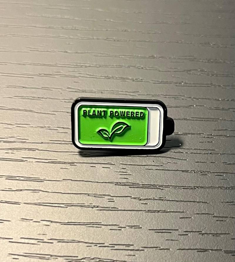 Pin „Plant Powered" Pin „Plant Powered" von GegenVind