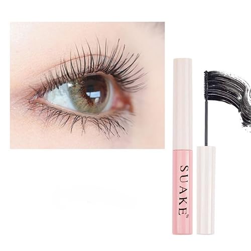 Extension Mascara Volume Mascara Cream Wimperntusche mit Silk Fiber Schlanke und kräuselnde Wimperntusche, natürlich und dick verlängern (TRD) von Gehanico