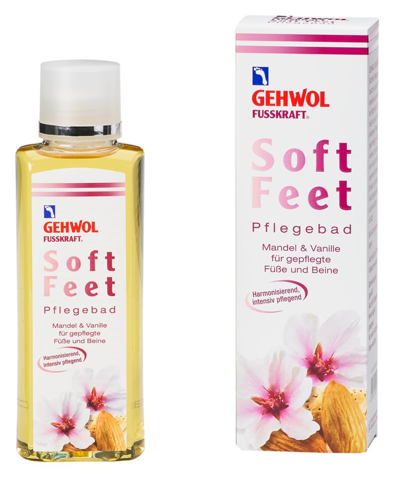 Gehwol Fußbad-Zusatz GEHWOL FUSSKRAFT Soft Feet Bad Mandel&Vanille, gepflegte Füße&Beine, mit Mandel & Vanille von Gehwol