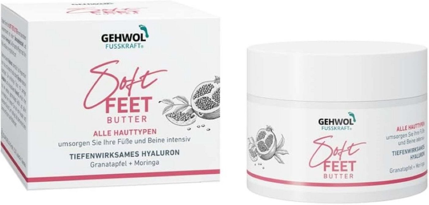 Gehwol Fußcreme GEHWOL FUSSKRAFT *Soft Feet Butter* Granatapfel&Moringa, 1-tlg. von Gehwol