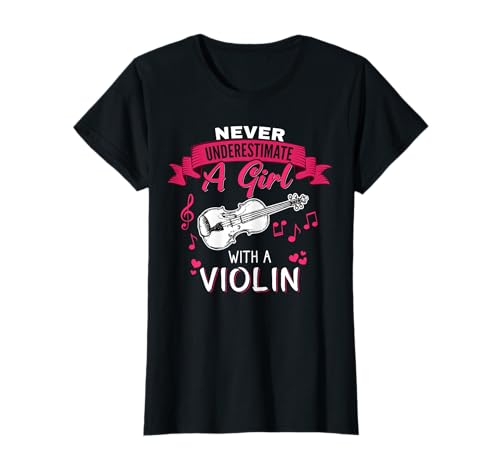 Lustiger Spruch für Mädchen mit Geige T-Shirt Lustiger Spruch für Mädchen mit Geige T-Shirt von Geigerin mit Geige Shirt & Geschenk