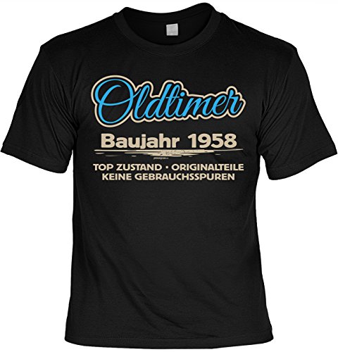 Geburtstag T-Shirt - Oldtimer Baujahr 1958 Top Zustand - lustige Shirts 4 Heroes Herren Geschenk Bedruckt von Geile-Fun-T-Shirts