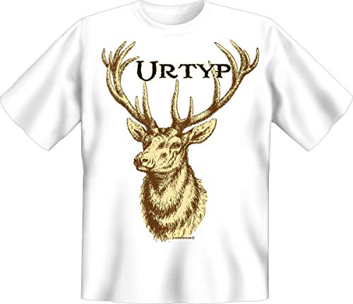 Jäger T-Shirt Urtyp Hirsch Jagd Fun Shirt 4 Heroes Geburtstag Geschenk geil Bedruckt mit Urkunde von Geile-Fun-T-Shirts