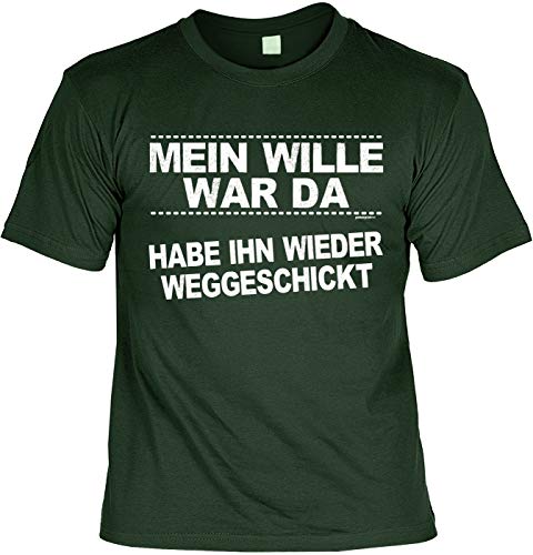 Jäger T-Shirt für Männer - Revier-Aufsicht - Herren Shirts grün originelle Jagd Geschenke für Meisterjäger Bedruckt von Geile-Fun-T-Shirts
