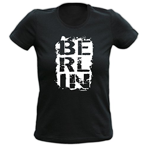 Lady Shirt Berlin Damen Shirt Geburtstag Geschenk T-Shirt geil Bedruckt Goodman Design® von Geile-Fun-T-Shirts