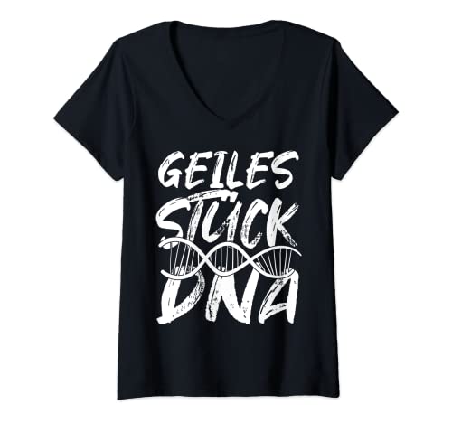 Damen Lustiges - Geiles Stück DNA T-Shirt mit V-Ausschnitt Damen Lustiges - Geiles Stück DNA T-Shirt mit V-Ausschnitt von Geiles Stück DNA - Lustiges Spruch