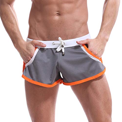 Geilisungren Herren Sporthose Hohe Bewegungsfreiheit Kurz Trainingshose Laufshorts Mode Vielfarbig Atmungsaktiv Schnelltrocknend Funktionshose Workout Fitnessstudio Sportliche Shorts von Geilisungren