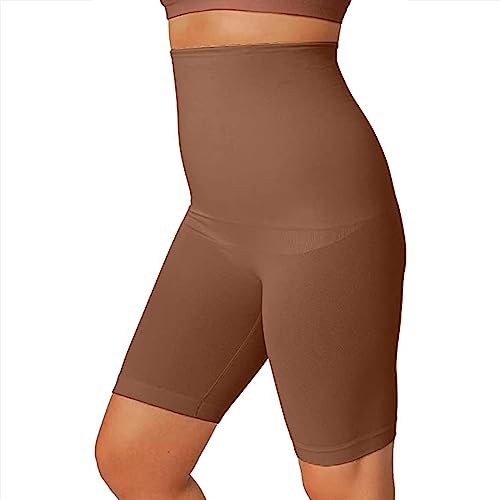 Geilisungren Shapewear Damen Bauchweg Unterhose Hohe Taille Butt Lifter Shorts Weicher und Bequemer Nahtlose Atmungsaktive Blickdichte Kurze Hose Sommer Fitness Jogging Laufhose Gym Radlerhosen von Geilisungren