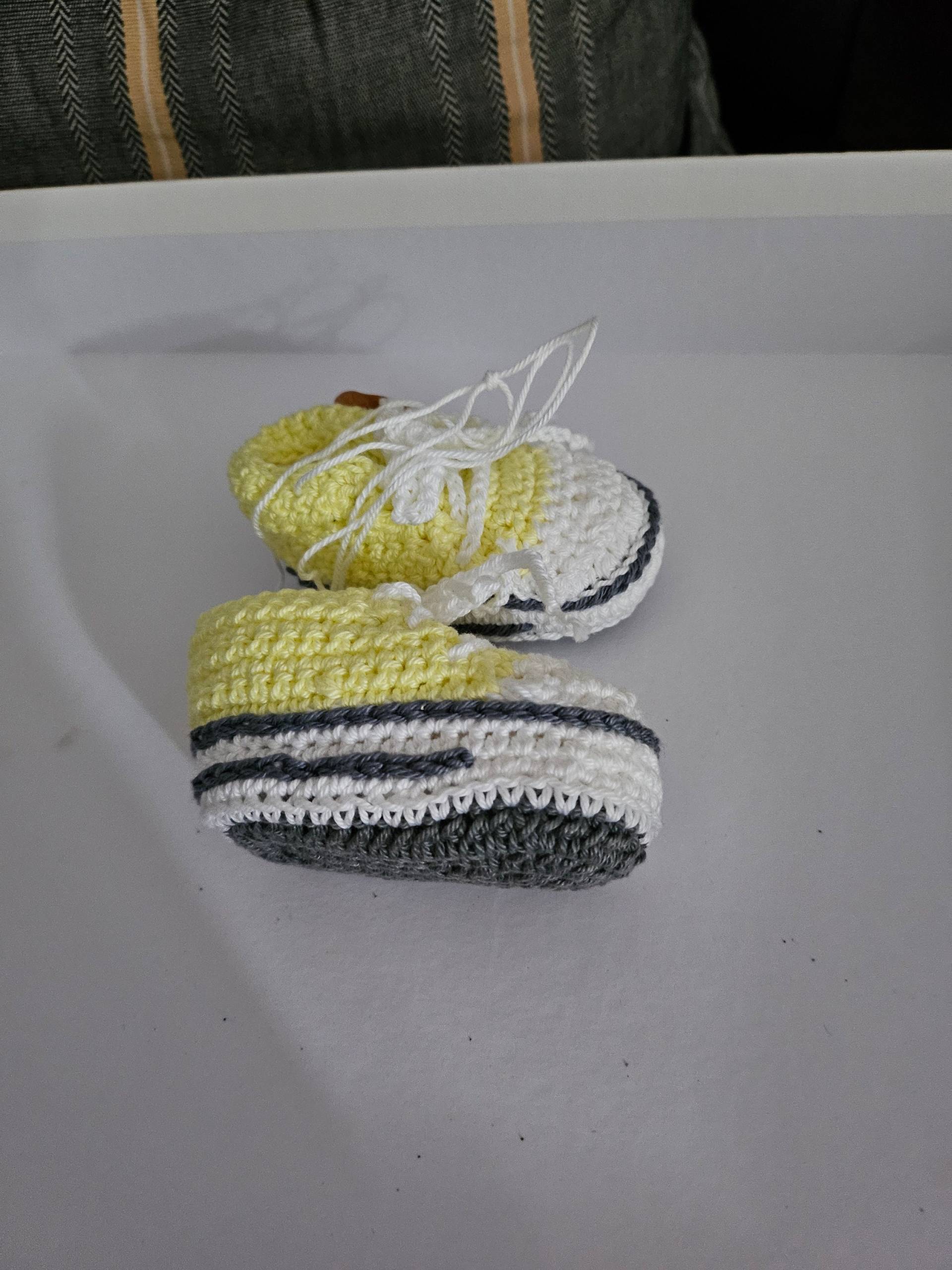Baby Turnschuhe Gehäkelt Baby Turnschuhe Gehäkelt von GekasSockenwerkstatt