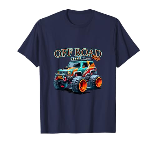 Geländewagen für Jungs Kinder Auto 4x4 Offroad T-Shirt von Geländewagen für Kinder die gern Autos einmatschen
