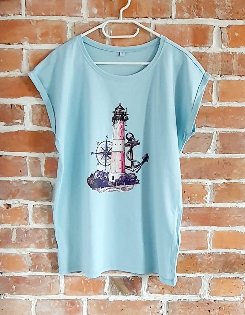Damenshirt "Leuchtturm", Xs Bis 5Xl Damenshirt "Leuchtturm", Xs Bis 5Xl von GelasLieblingsstueck