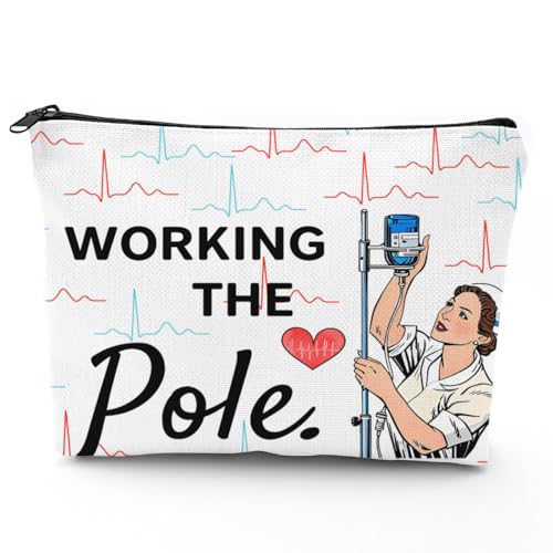 Kosmetiktasche für Krankenschwestern, Krankenschwestern, Kosmetiktasche mit Reißverschluss, Geschenke für Frauen, Sanitäter, Zubehör für die Arbeit, Krankenschwester, Krankenschwester Kosmetiktasche für Krankenschwestern, Krankenschwestern, Kosmetiktasche mit Reißverschluss, Geschenke für Frauen, Sanitäter, Zubehör für die Arbeit, Krankenschwester, Krankenschwester von Gelasgo