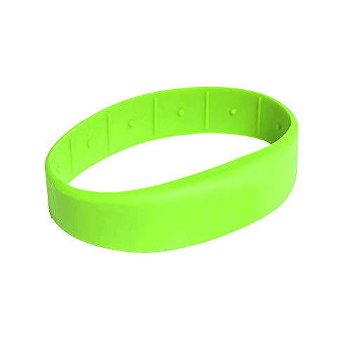 Gelikom 3 Stück RFID Armband SILA09 MIFARE® Classic 1K (Neongrün, 54) von Gelikom