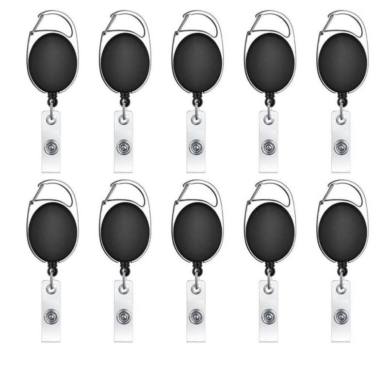 GelldG Schlüsselanhänger Set Schlüsselanhänger Ausziehbar, 10 Pack Ausweis JoJo von GelldG