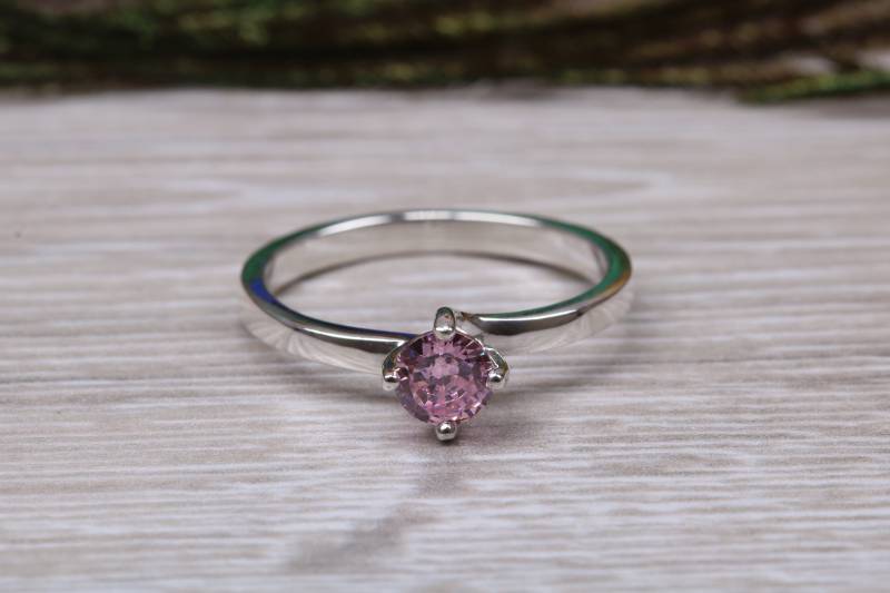 Rosa Saphir C Z Set Silberring Rosa Saphir C Z Set Silberring von GemArtsCo