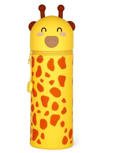 2-in-1 Silikon Federmäppchen Capybara (Gelb) von GemCoo