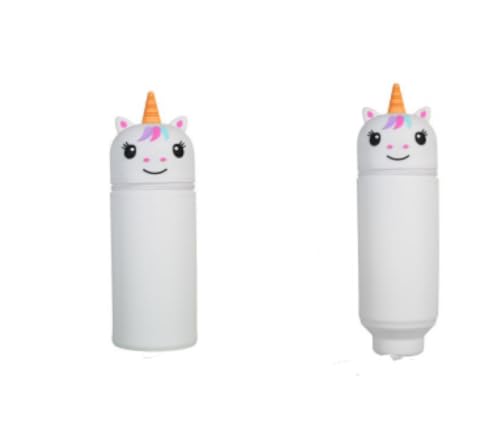 GemCoo 2-in-1 Silikon Federmäppchen Capybara (Weiß) von GemCoo