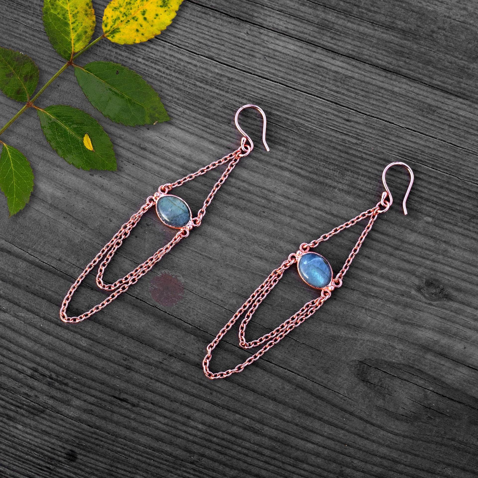 Natürliche Labradorit Edelstein Ketten Ohrringe ~ Hochzeitsohrringe Boho Geschenk Für Sie Weihnachtsgeschenk Natürliche Labradorit Edelstein Ketten Ohrringe ~ Hochzeitsohrringe Boho Geschenk Für Sie Weihnachtsgeschenk von GemFormingStudio