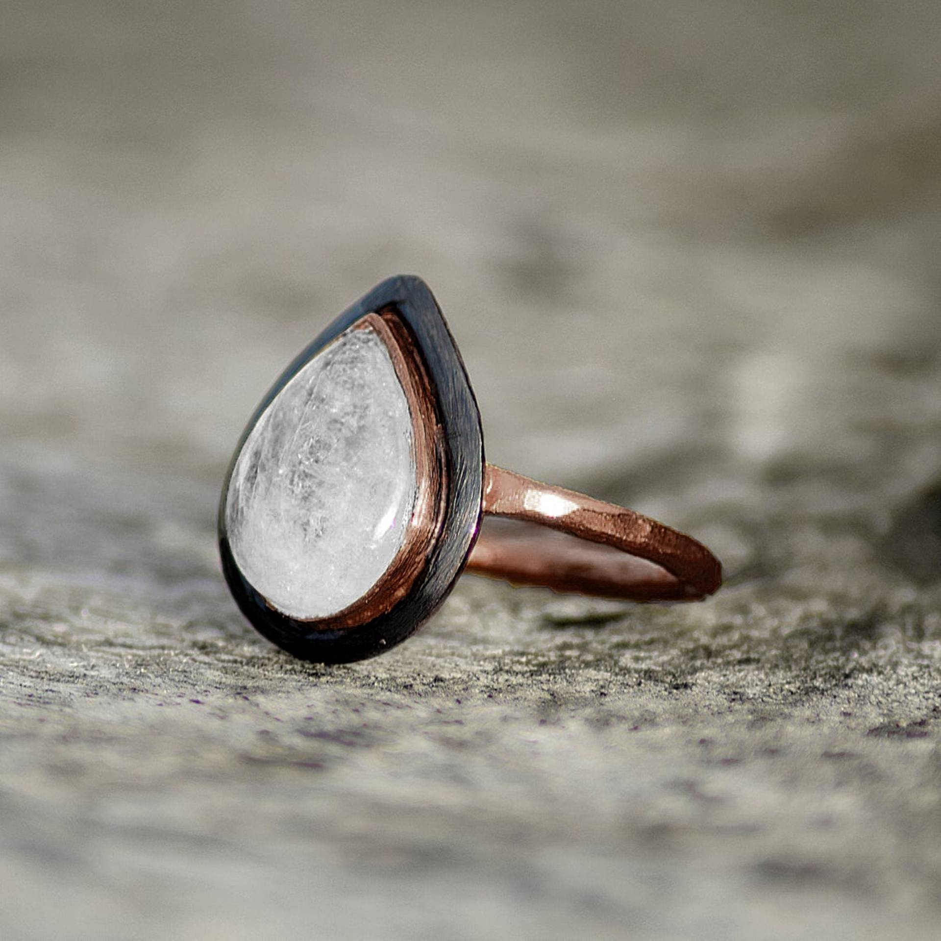 Natürlicher Regenbogen Mondstein Ring/Verlobungsring Geschenk Für Mutter Versprechensring Handgemachter Schmuck Edelsteinring Geburtstagsgeschenk von GemFormingStudio