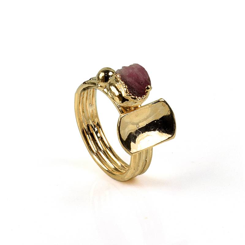 Natürlicher Rubin Handgemachter Ring Antiker ~ Statement Ringe Für Frauen Vintage Boho Edelstein Band von GemFormingStudio