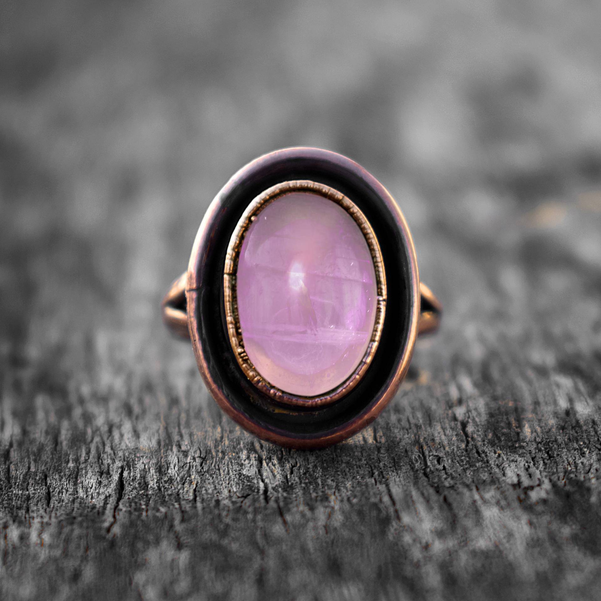 Rosenquarz, Zitronenquarz, Amethyst, Mondstein, Ring Edelstein Verlobungsring Minimaler Ringe Für Frauen Geschenke Sie von GemFormingStudio