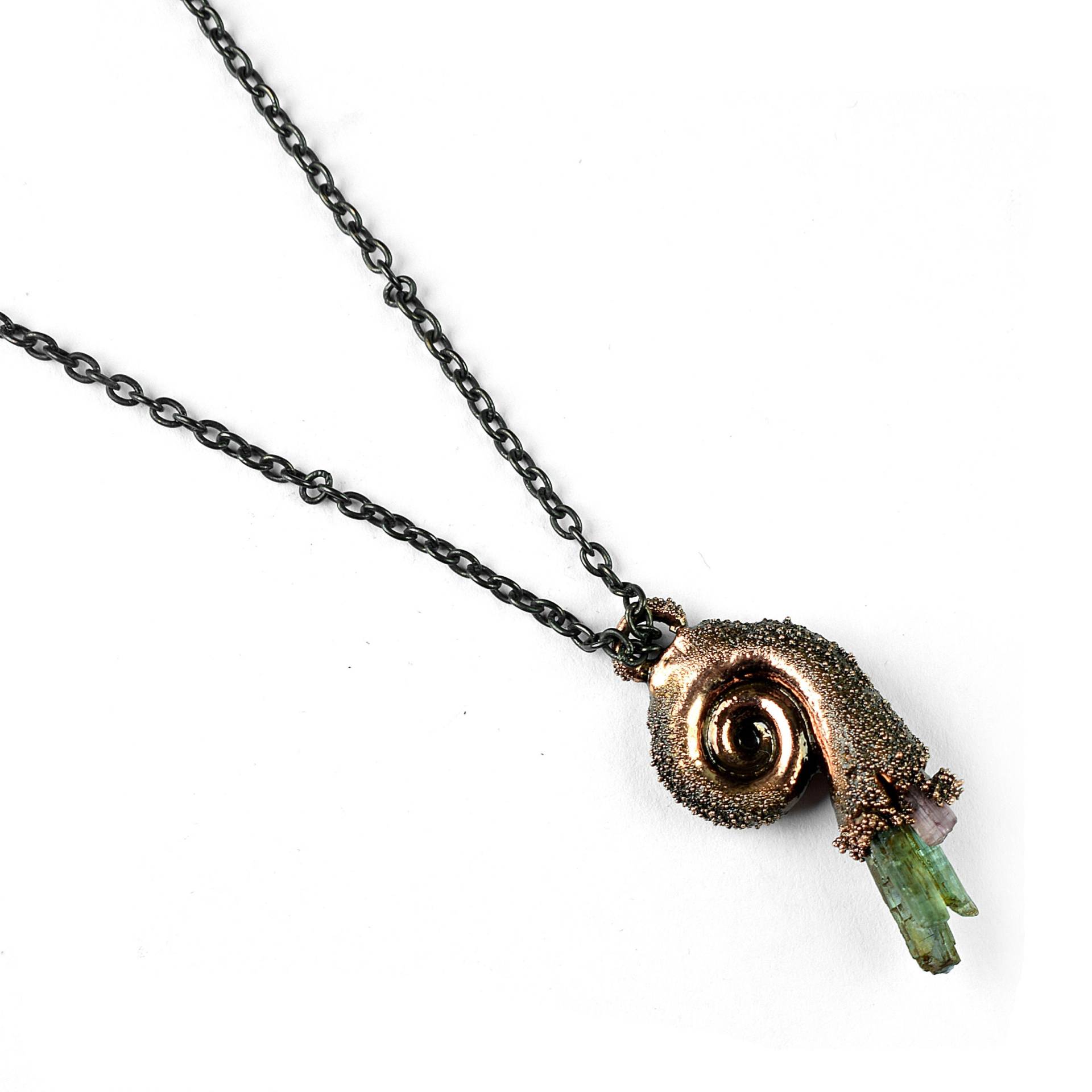 Turmalin Halskette | Rohstein Bleistift-stein-Halskette Anhänger Für Damen Geschenk Sie Handgefertigte Solitär-Halskette von GemFormingStudio