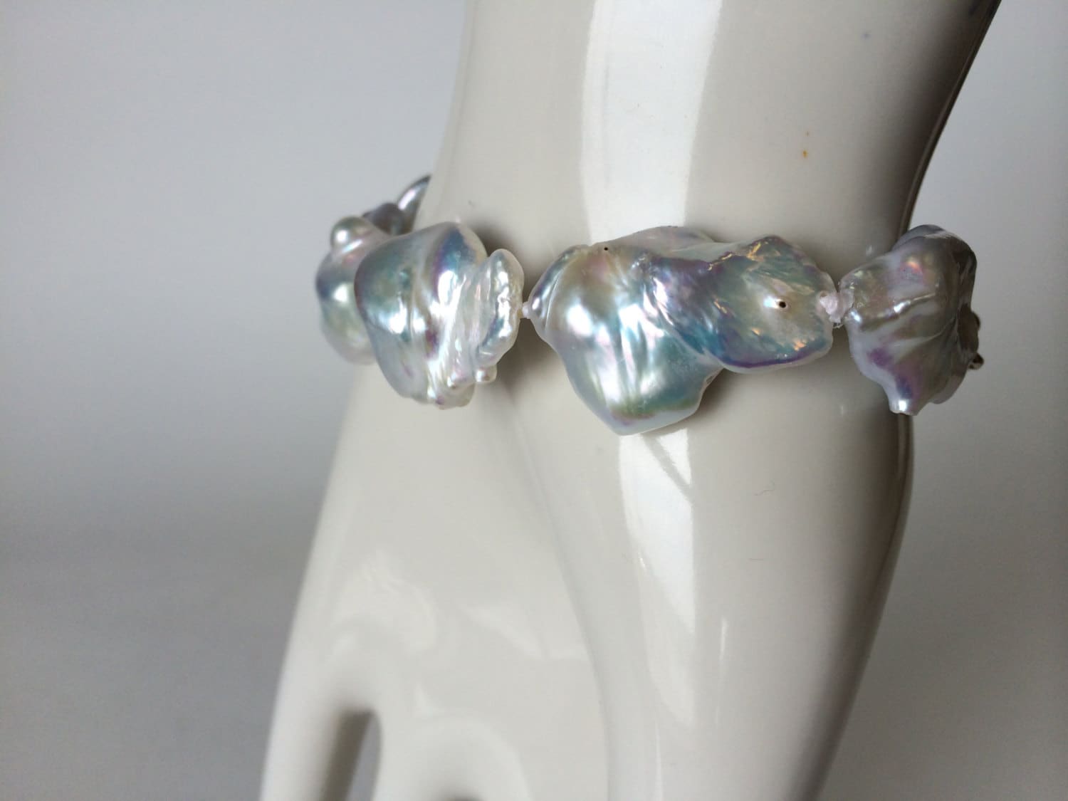 Süsswasserperlen Armband Mit Sterlingsilber Verschluss von GemGlobe