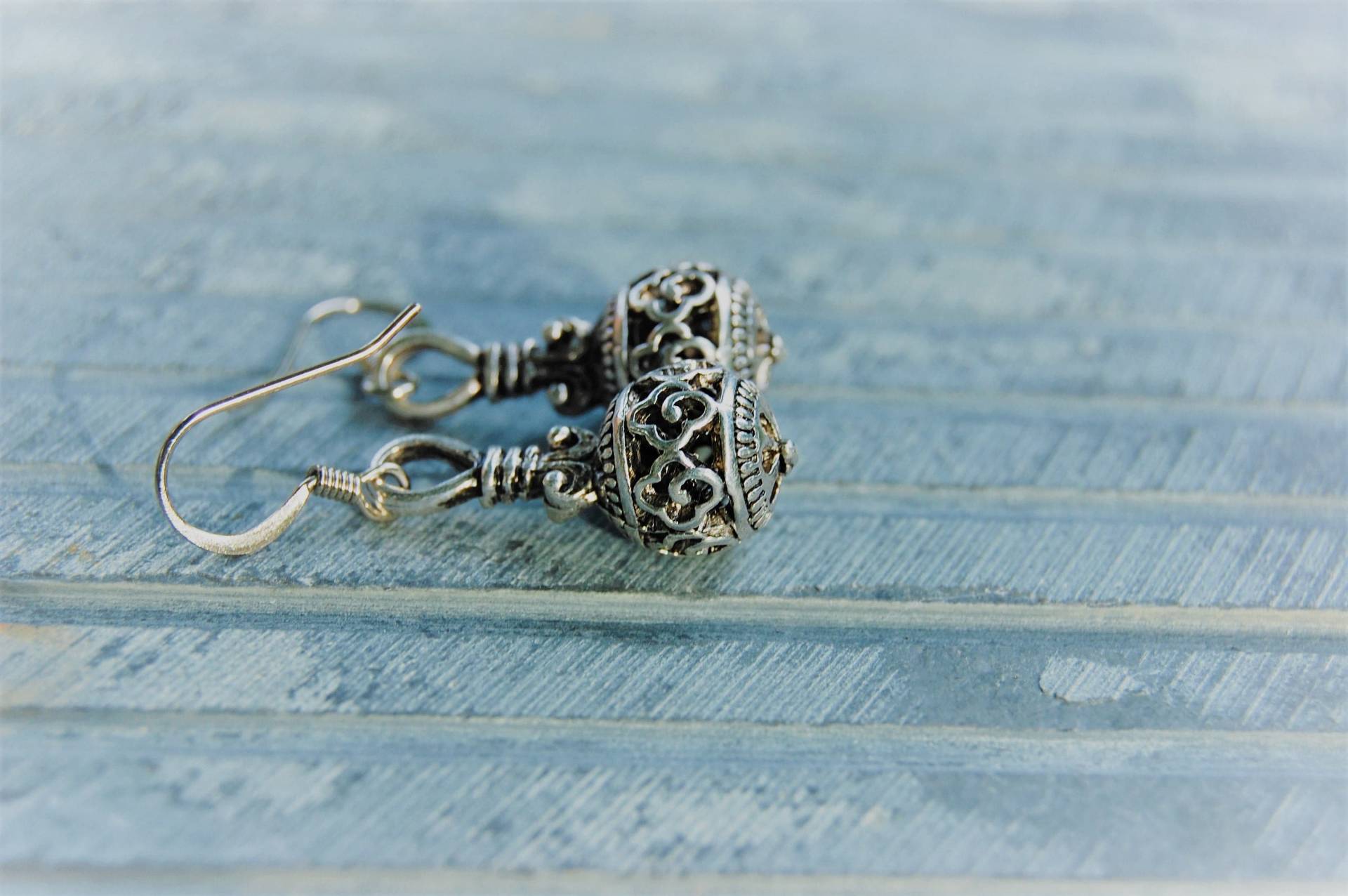 Silber Ohrringe Im Bali-stil, Einfache Für Jeden Tag, Kleine Boho Ohrringe, Einzigartiges Geschenk Sie von GemInAShell