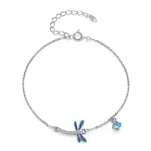 GemKing BSB112 dragonfly bracelet S925 Sterling Silver Bracelet von GemKing